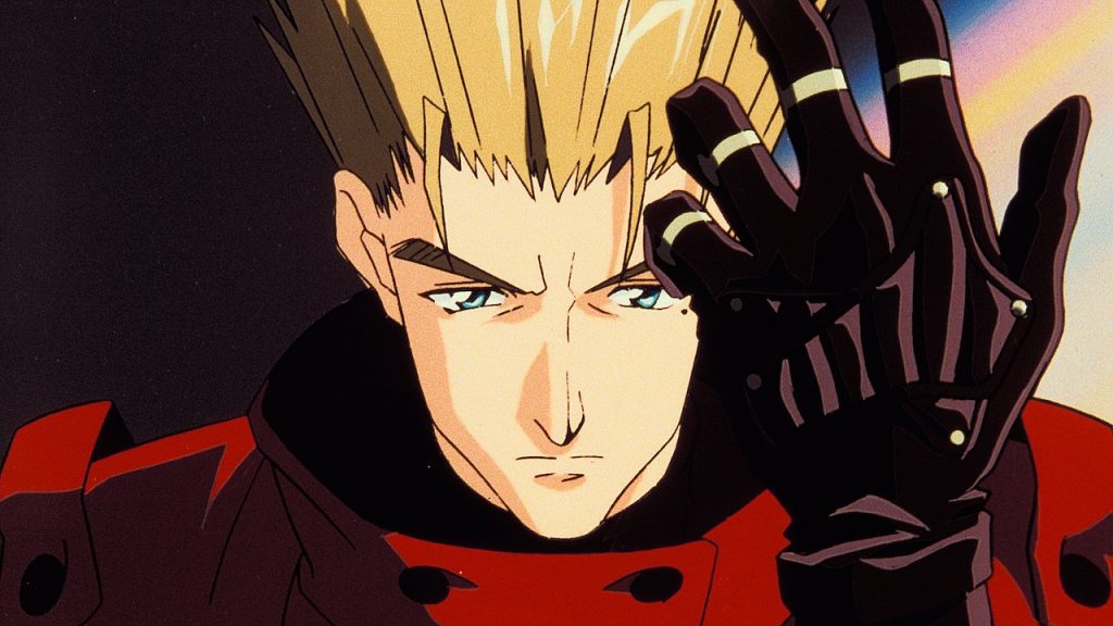 trigun vash the stampede anime with overpowered main character