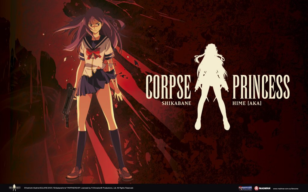corpse princess shikabane hime best anime zombies