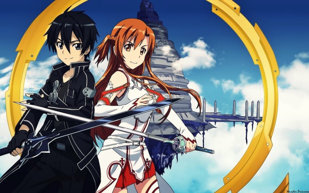 kirito and asuna (sword art online) best anime duos