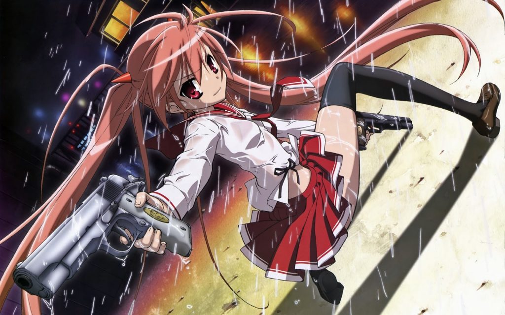 aria of the scarlet ammo best action romance anime
